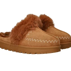DAMES Belizia Pantoffels Bruin Dames