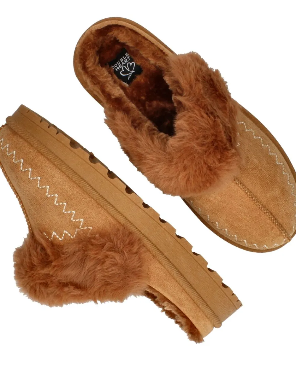 DAMES Belizia Pantoffels Bruin Dames