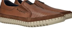 Heren Bugatti Instappers Cognac Heren