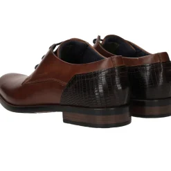 Heren Bugatti Veterschoenen Cognac Heren