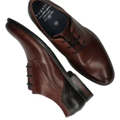 Heren Bugatti Veterschoenen Cognac Heren