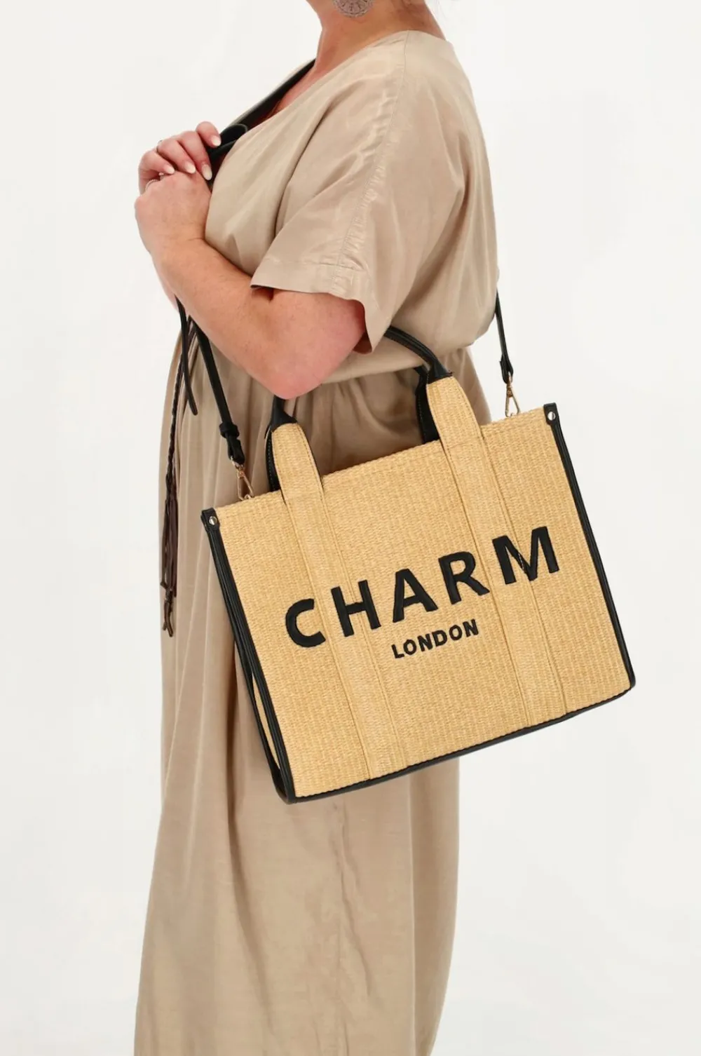 DAMES Charm Tas Beige Dames