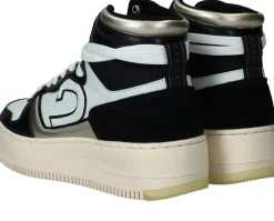 DAMES Cruyff Campo High Lux Tall Sneakers Zwart Dames