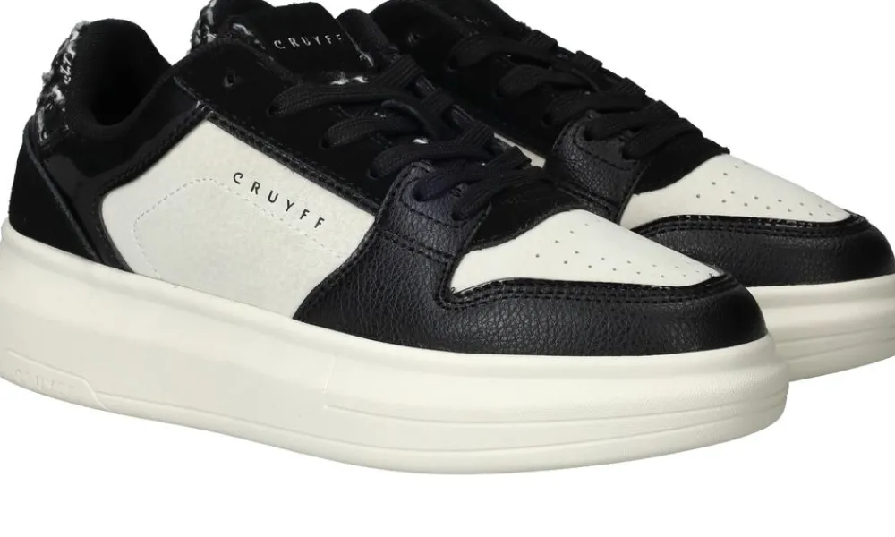 DAMES Cruyff Tennis Court Sneakers Zwart Dames