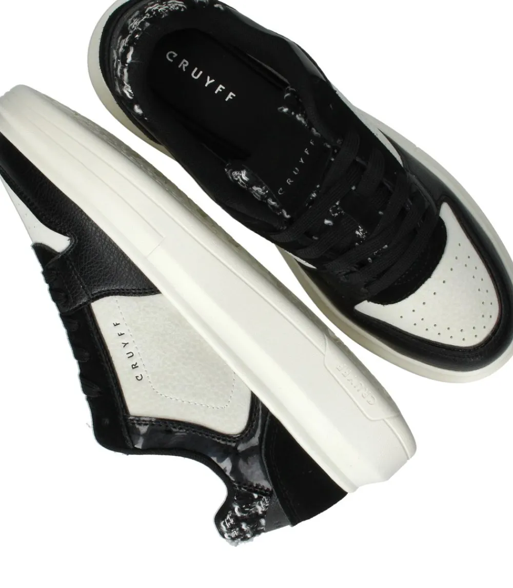 DAMES Cruyff Tennis Court Sneakers Zwart Dames