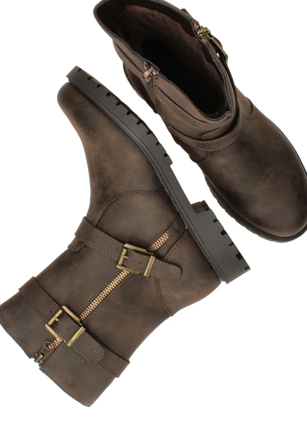 DAMES DSTRCT Bikerboots Dames