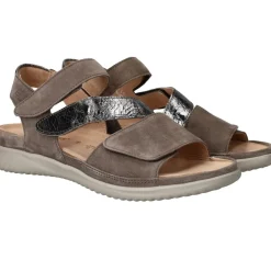 DAMES Hartjes Sandalen Taupe Dames