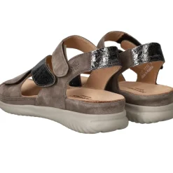 DAMES Hartjes Sandalen Taupe Dames