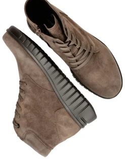 DAMES Hartjes Veterboots Beige Dames