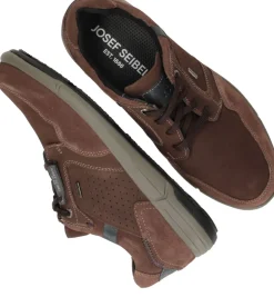 Heren Josef Seibel Enrico 51 Sneakers Cognac Heren