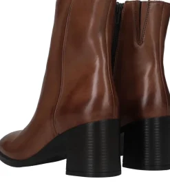 DAMES LOFF 1881 Enkellaarsjes Cognac Dames