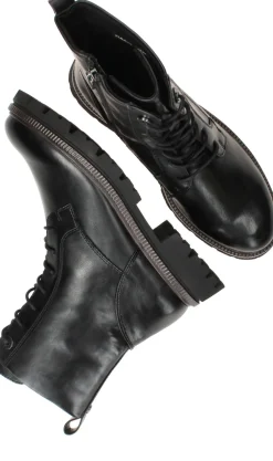DAMES Marco Tozzi Veterboots Zilver Dames