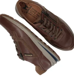 Heren Mephisto Bradley Sneakers Cognac Heren