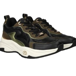 DAMES Mexx Palma Ora Sneakers Zwart Dames