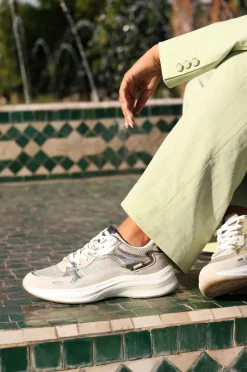 DAMES Mexx Racoon Sneakers Wit Dames