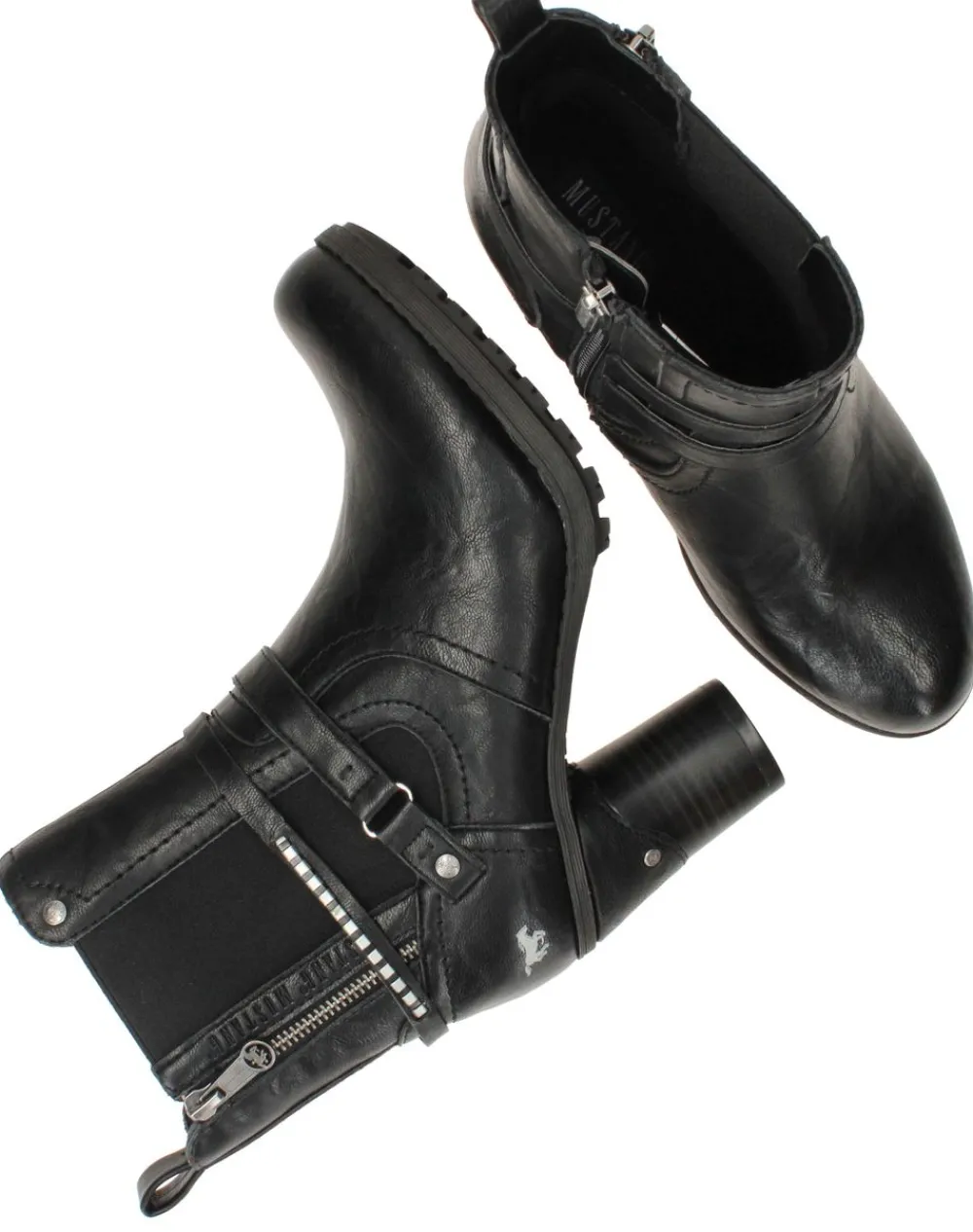 DAMES Mustang Enkellaarsjes Dames