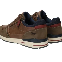 Heren Mustang Sneakers Bruin Heren