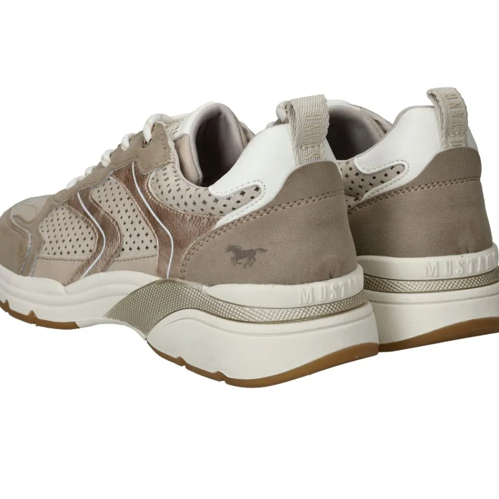DAMES Mustang Sneakers Taupe Dames
