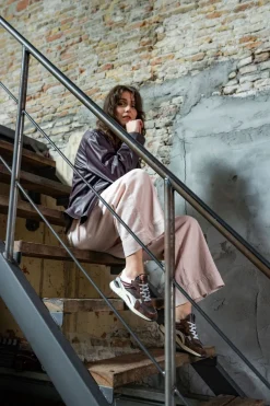 DAMES Piedi Nudi Sneakers Bruin Dames
