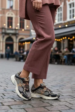 DAMES POSH by Poelman Sneakers Zwart Dames
