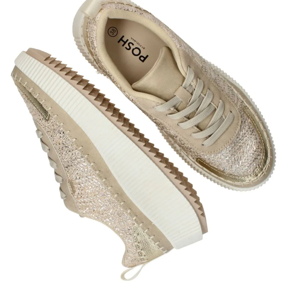 DAMES POSH by Poelman Sneakers Goud Dames