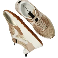 DAMES POSH by Poelman Sneakers Beige Dames