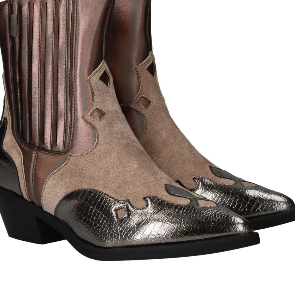 DAMES POSH by Poelman Westernboots Beige Dames