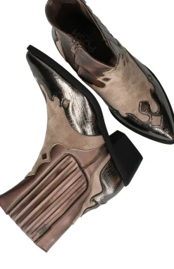 DAMES POSH by Poelman Westernboots Beige Dames
