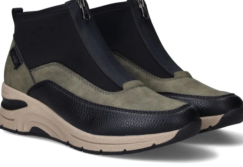 DAMES Rieker Boots Zwart Dames