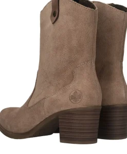 DAMES Rieker Enkellaarsjes Beige Dames