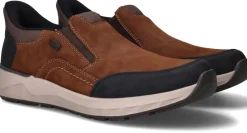 Heren Rieker R-TEX Instappers Cognac Heren