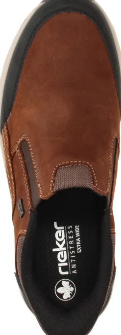 Heren Rieker R-TEX Instappers Cognac Heren