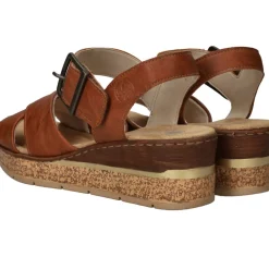 DAMES Rieker Sandalen Cognac Dames