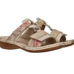 DAMES Rieker Slippers Beige Dames