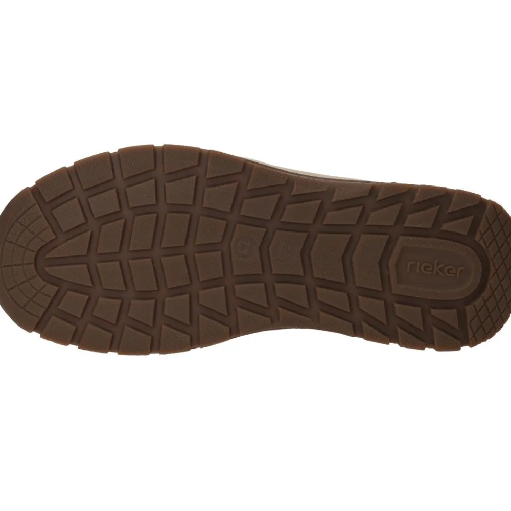 Heren Rieker Sneakers Bruin Heren