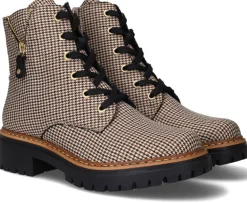 DAMES Rieker Veterboots Beige Dames