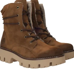 DAMES Rieker Veterboots Cognac Dames