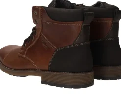 Heren Rieker Veterboots Cognac Heren