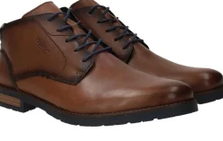 Heren Rieker Veterschoenen Cognac Heren