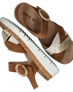 DAMES Sens Sandalen Bruin Dames