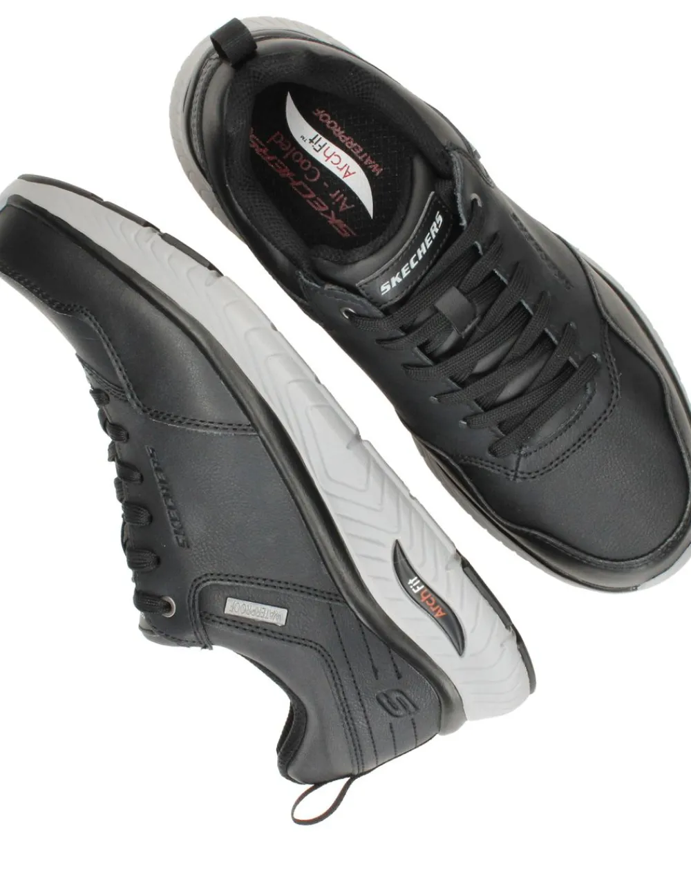 Heren Skechers Arch Fit Crosser Waterproof Sneakers Heren