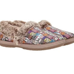 DAMES Skechers Bobs Too Cozy Chic Cat Pantoffels Dames