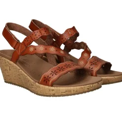 DAMES Skechers Cherished Aura Sleehakken Cognac Dames