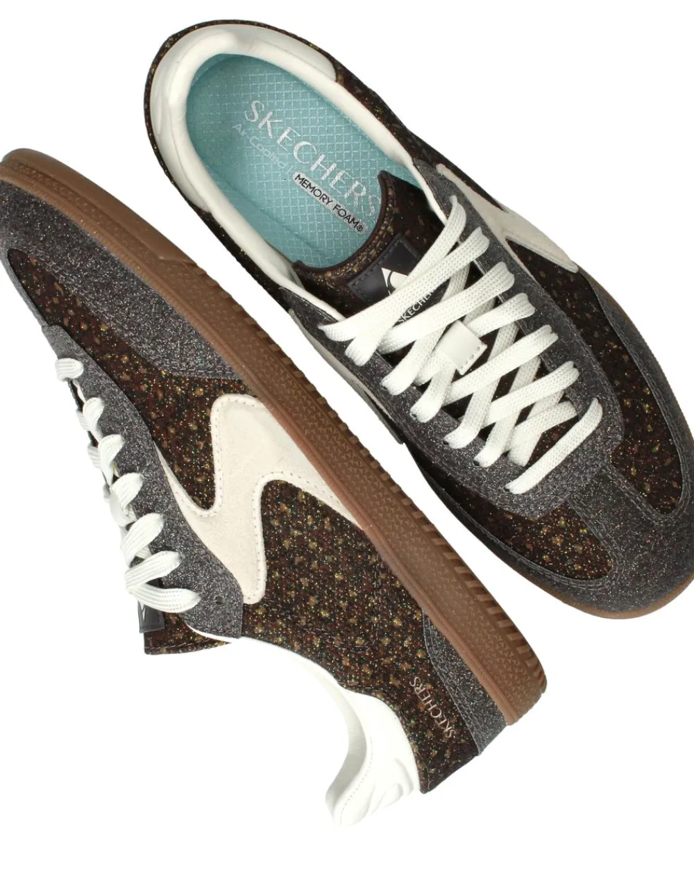 DAMES Skechers Hotshot Leopard Magic Sneakers Dames