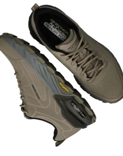 Heren Skechers Max Protect Irongaurd Sneakers Taupe Heren