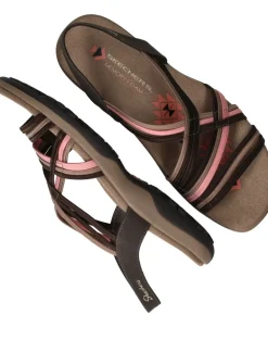 DAMES Skechers Reggae Slim Simply Stretch Sandalen Bruin Dames