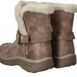 DAMES Skechers Slip-Ins Relaxed Fit Vegan Boots Beige Dames