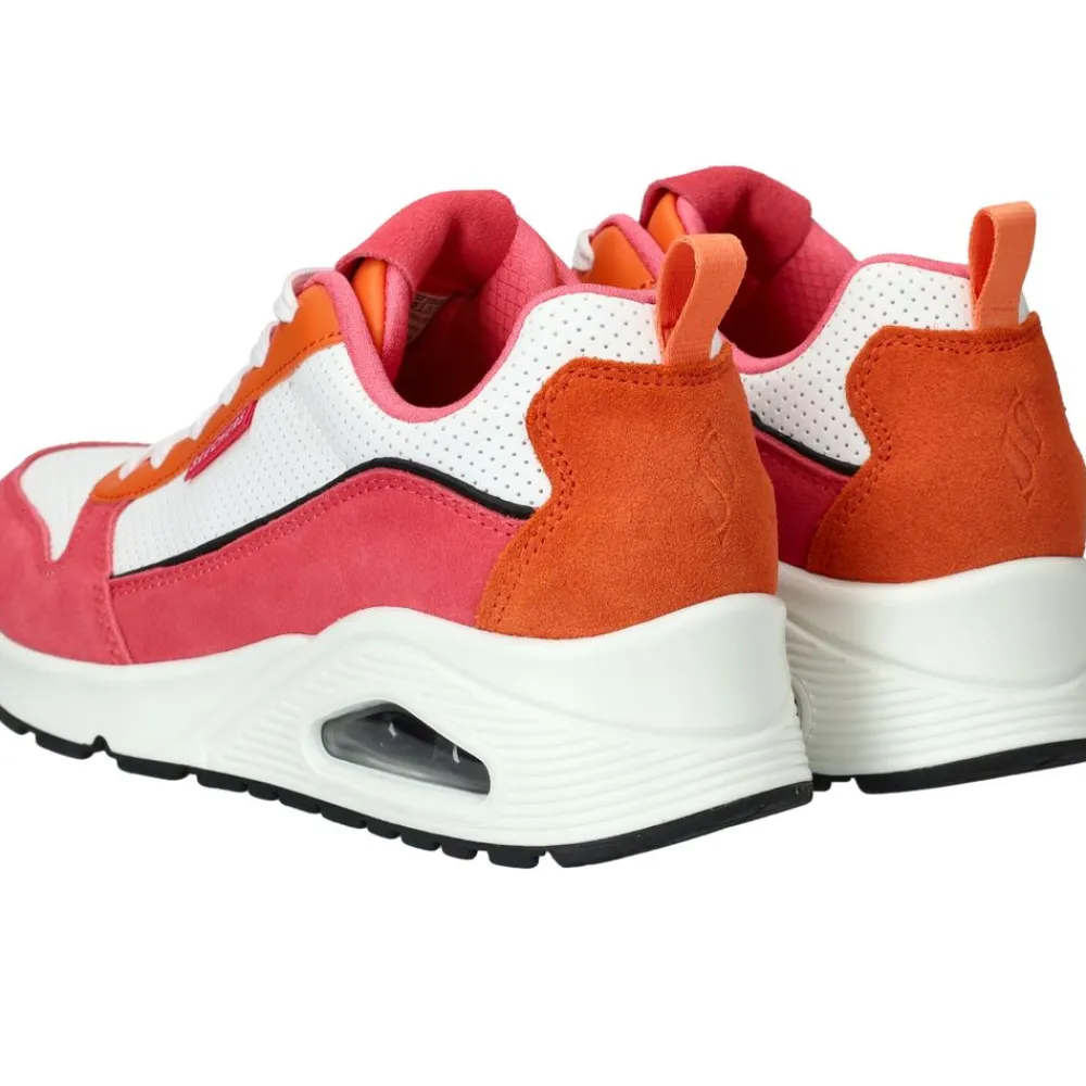 DAMES Skechers Uno 2 Much Fun Sneakers Roze Dames