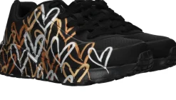 Skechers Uno Lite Metallic Love Sneakers Meisjes