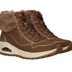DAMES Skechers Uno Rugged Fall Shimmer Veterboots Bruin Dames